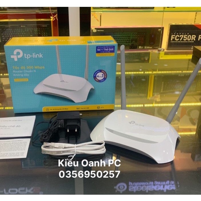 Bộ phát wifi TP-Link 840N TL-WR840N Wireless N300Mbps - Mới 100% Chính hãng Bảo hành 24 tháng | BigBuy360 - bigbuy360.vn