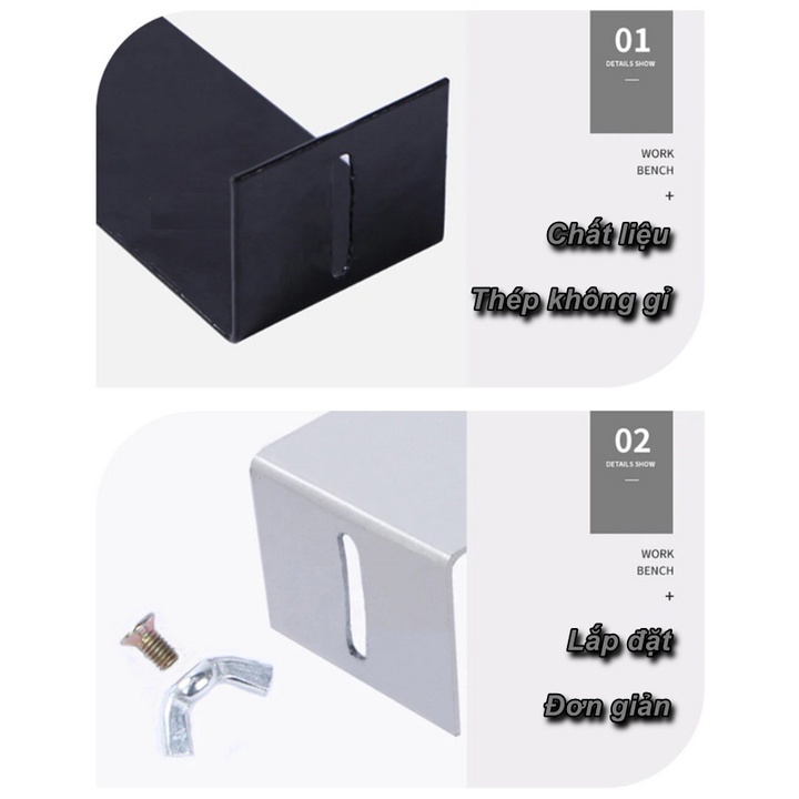 Kệ Treo Thùng PC Lơ Lửng Dưới Gầm Bàn Carbon Steel ❤️Hanrui Offical❤️