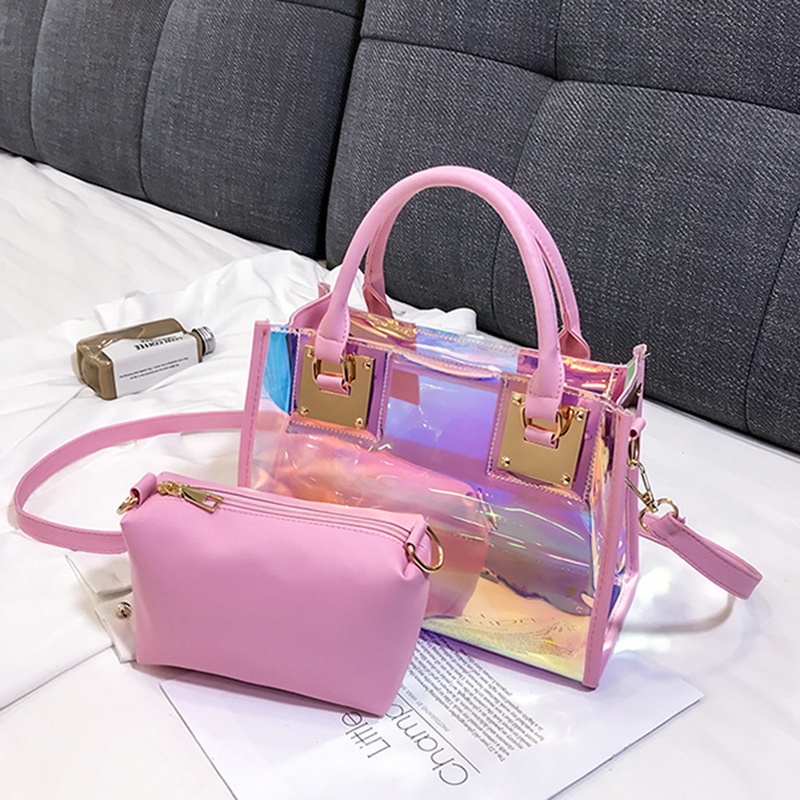 Túi Đeo Vai Hình Vuông Cỡ Nhỏ Trong Suốt Phong Cách Hàn Quốc Thời Trang Cho Nữ