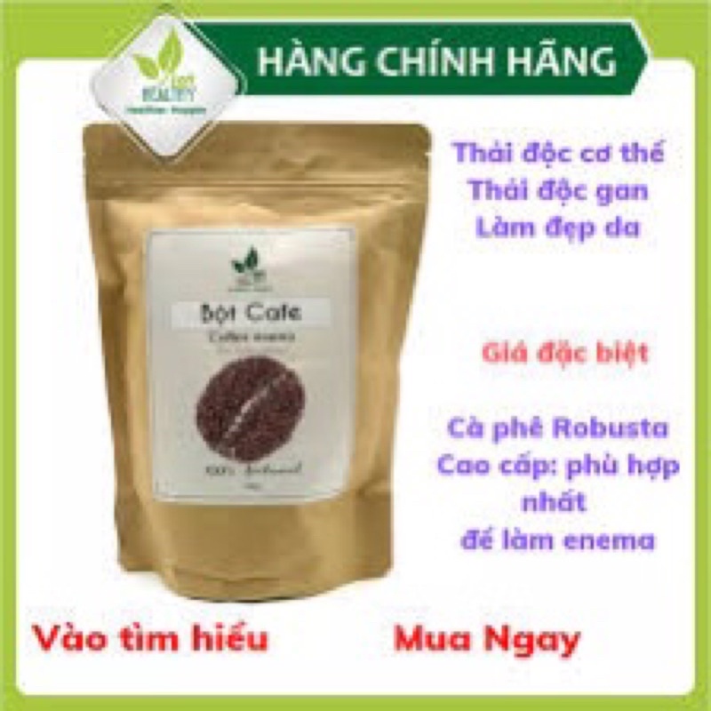 Cà phê hữu cơ thải độc đại tràng Enema 1kg