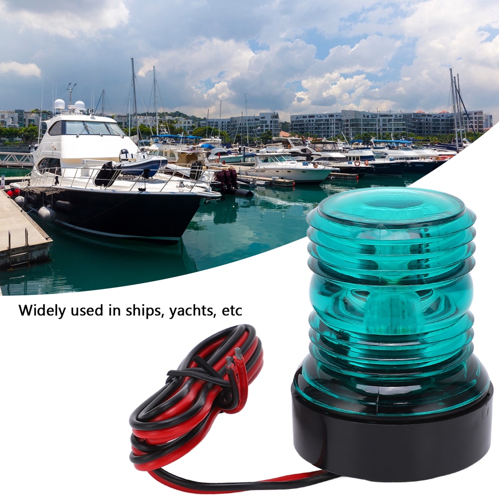 Đèn LED IP66 Chống Thấm Nước 360 Độ Dành Cho Tàu Thuyền° Đèn Định Vị Mỏ Neo 12V 24V