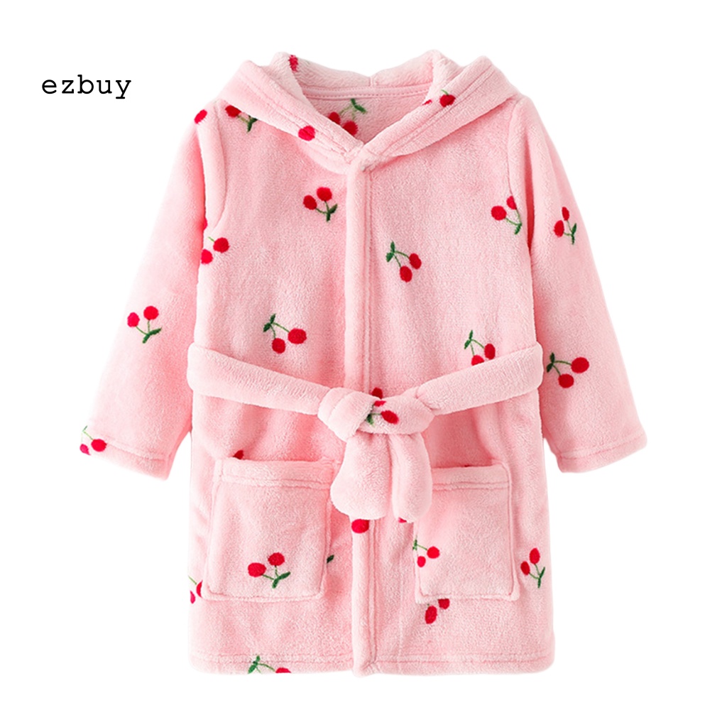 Áo Choàng Tắm Bằng Lông Cừu San Hô Thoải Mái Cho Bạn Gái