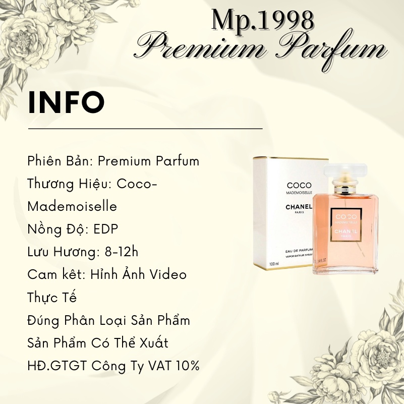 Nước hoa Coco-Mademoiselle Intense & L’eau Privee EDP 100ML Phân Loại 1