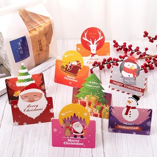 Thiệp giáng sinh, thiệp noel phong cách hàn quốc 3d đơn giản thiệp chúc mừng giáng sinh noel merry christmas 13.6*9.8cm