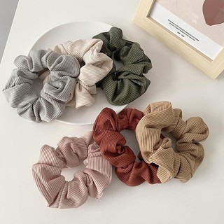 Scrunchies cột tóc vải thun mềm mịn, co giãn