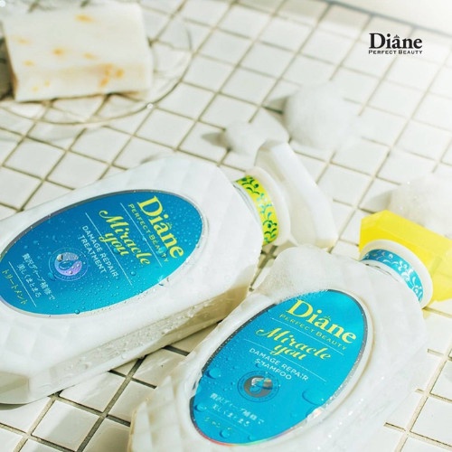 Combo gội xả phục hồi hư tổndành cho tóc nhuộm tẩy Diane Miracle You Damage Repair & Treatment 450ml*2