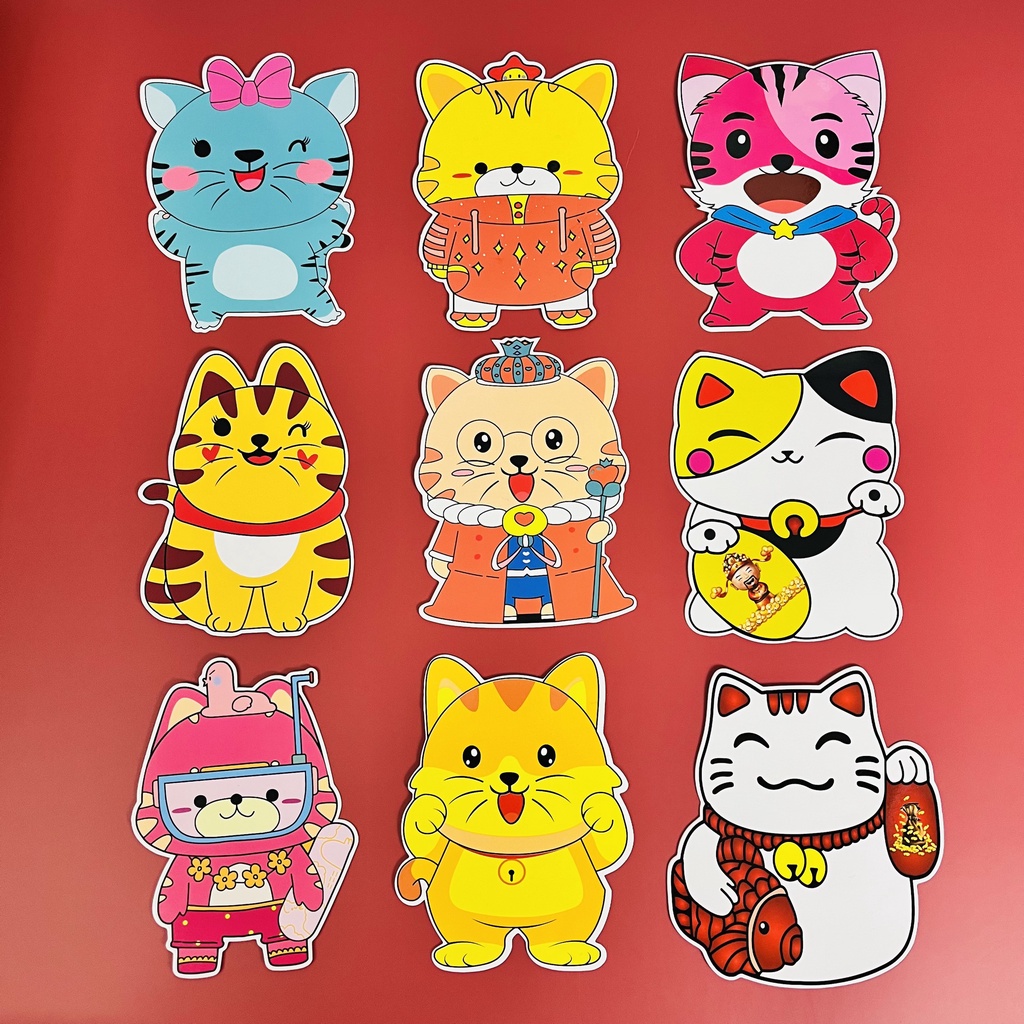 Set 10 Bao Lì Xì Chibi 2023 Giấy Bóng Dày Dặn Loại 1 Lì Xì Hình Thú Chipi Tết Qúy Mão 2023  Gía Rẻ - BỐ KHỦNG LONG