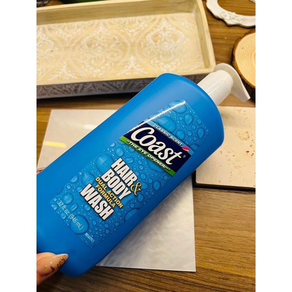 Sữa tắm coast Hair & Body Wash 946ml - Mỹ
