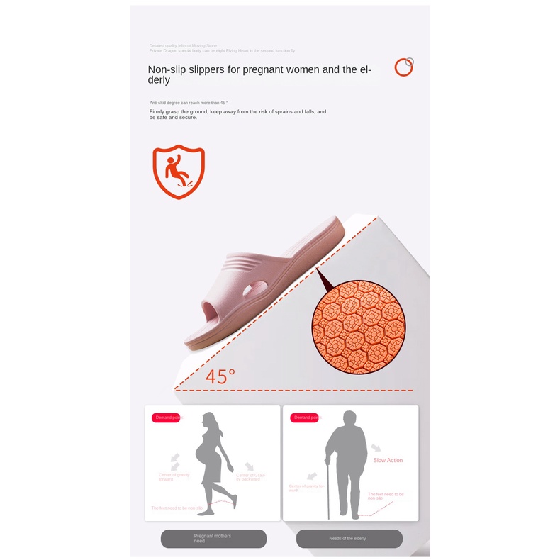Dép Đi Trong Nhà Chống Trượt Không Gây Tiếng Ồn Tiện Dụng Cho Mẹ Bầu Da032