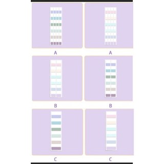 Morandi Index Note Paper Creative Document Label Sticky Note