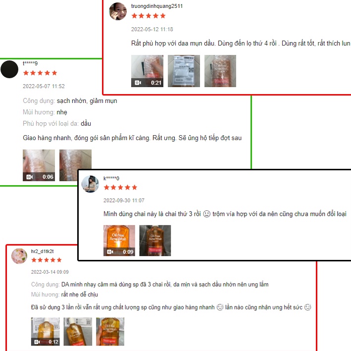 Sữa Rửa Mặt NEUTROGENA, Sữa Rửa Mặt Da Dầu Mụn NEUTROGENA Oil Free Acne Wash 269ml