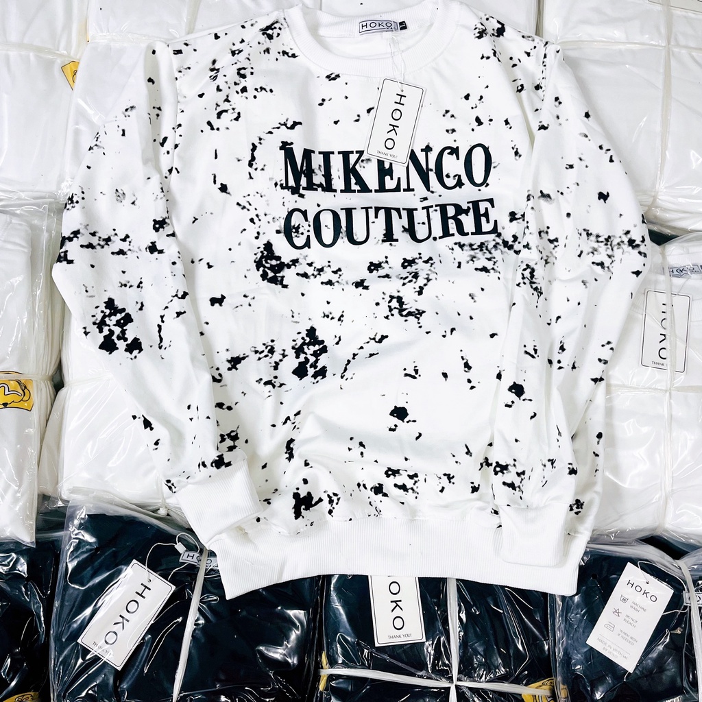 [Xả kho] Hot Áo Mikenco dài tay mẫu thu đông trend chất nỉ cotton cực chất