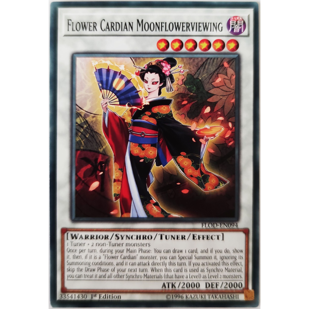 [Thẻ Yugioh] Flower Cardian Moonflowerviewing |EN| Common