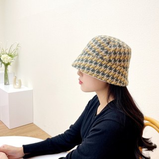 Nón kẻ sọc Modleaf Hound hat Hàn Quốc