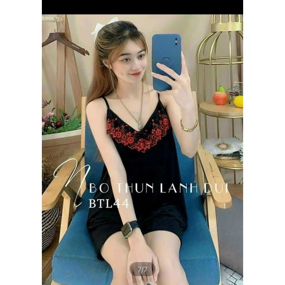 Bộ đùi thun lạnh 2 dây nhí