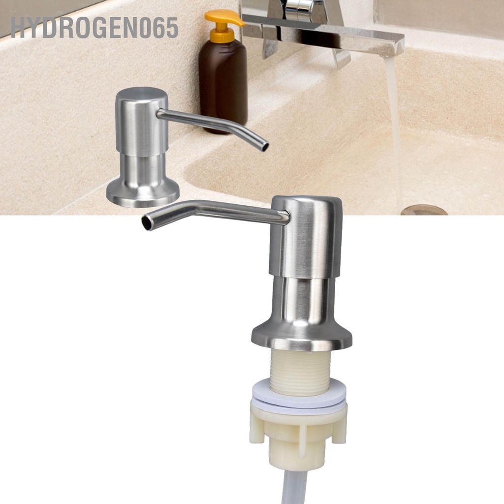 Hydrogen065 Bộ phân phối xà phòng Đầu bơm chất lỏng được xây dựng trong niêm phong với ống mở rộng cho bồn rửa truy cập