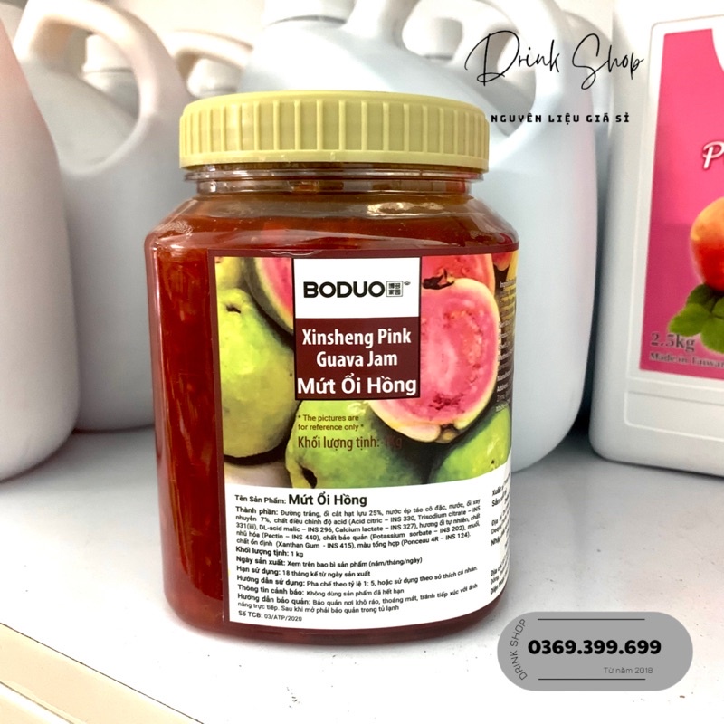 Mứt ổi hồng Boduo