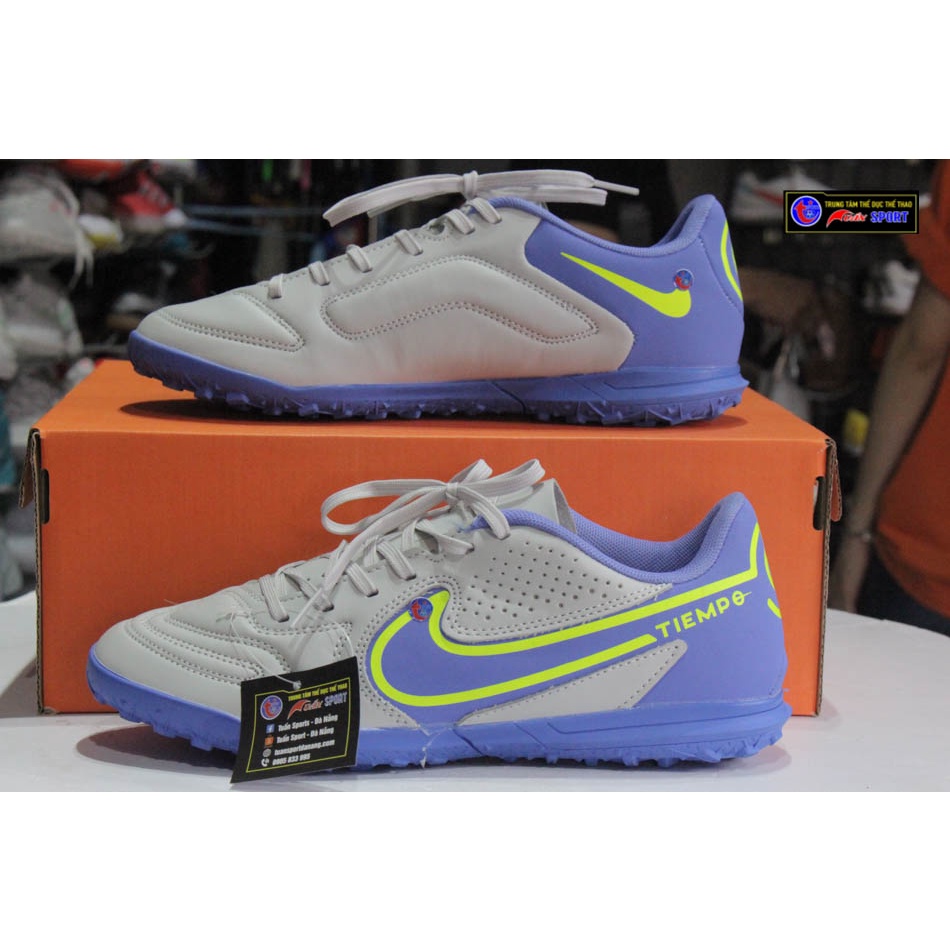 Giày Tiempo Legend 9 TF - Xám xanh