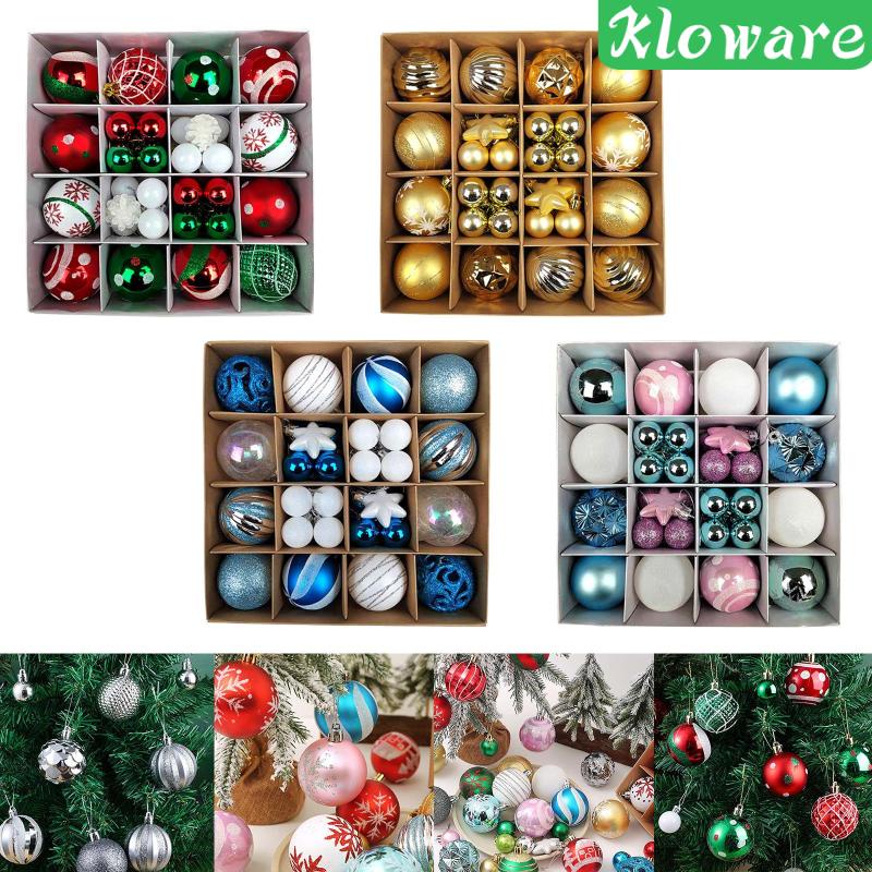 Quả Châu Trang Trí Giáng Sinh 3cm - 6cm