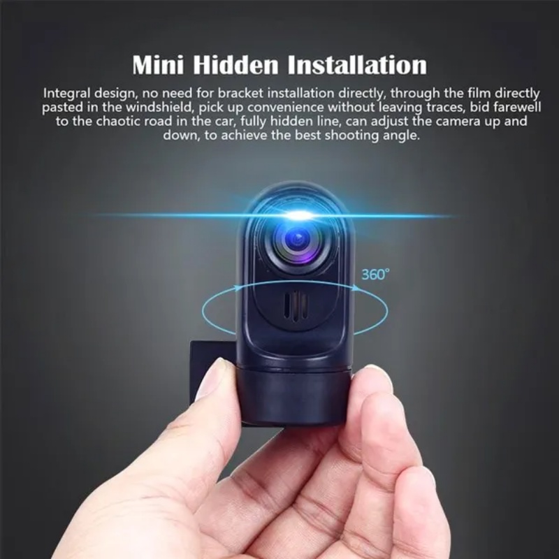 Bộ Camera Hành Trình Xe Hơi DVR HD Có Tầm Nhìn Ban Đêm Kèm Phụ Kiện