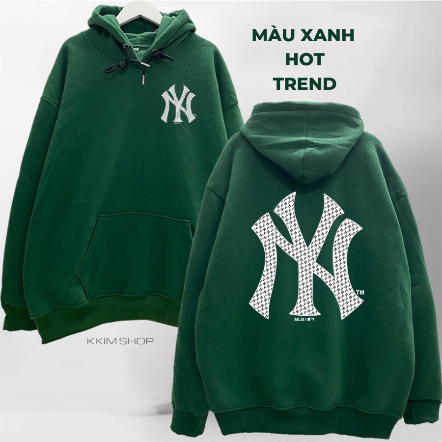 Áo Hoodie MLB NY, Áo Nỉ Nam Nữ Form Rộng Unisex Chất Liệu Nỉ Bông Phong Cách Hàn Quốc Hoa Tiết NY | BigBuy360 - bigbuy360.vn