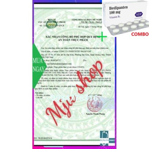 Combo Bedipanten 100mg +  Siro Bổ sung Kẽm Conipa của TW1