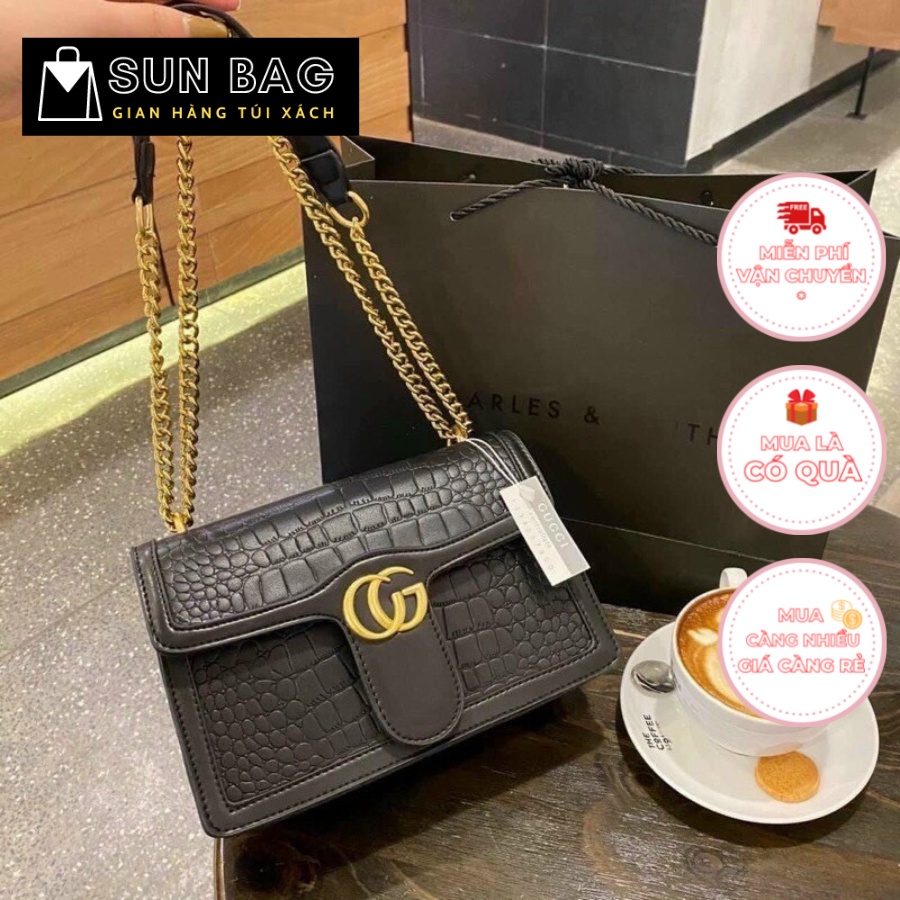 Túi xách nữ đeo chéo, đeo vai Sun, dùng đi chơi, đi học, đi làm, chất da đẹp, thời trang cao cấp size 24cm SB331