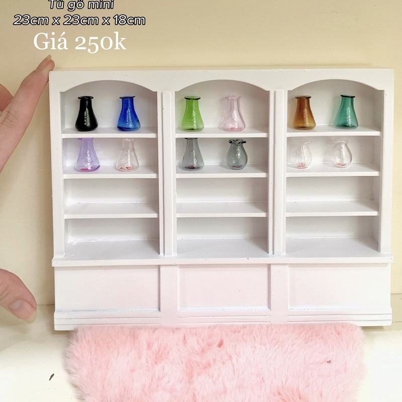 Link đồ gỗ cho nhà búp bê, trang trí nhà búp bê miniature, giường búp bê,