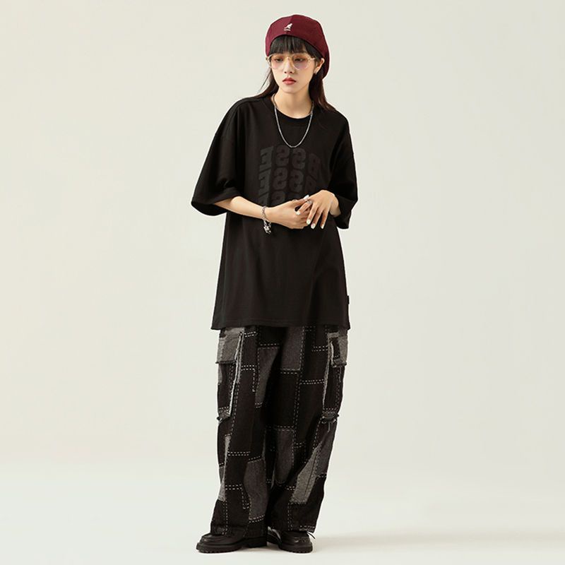 Quần Jean Dáng Rộng Thiết Kế Mới Thời Trang Mùa Thu Theo Phong Cách Nhật Bản Cho Cả Nam Và Nữ