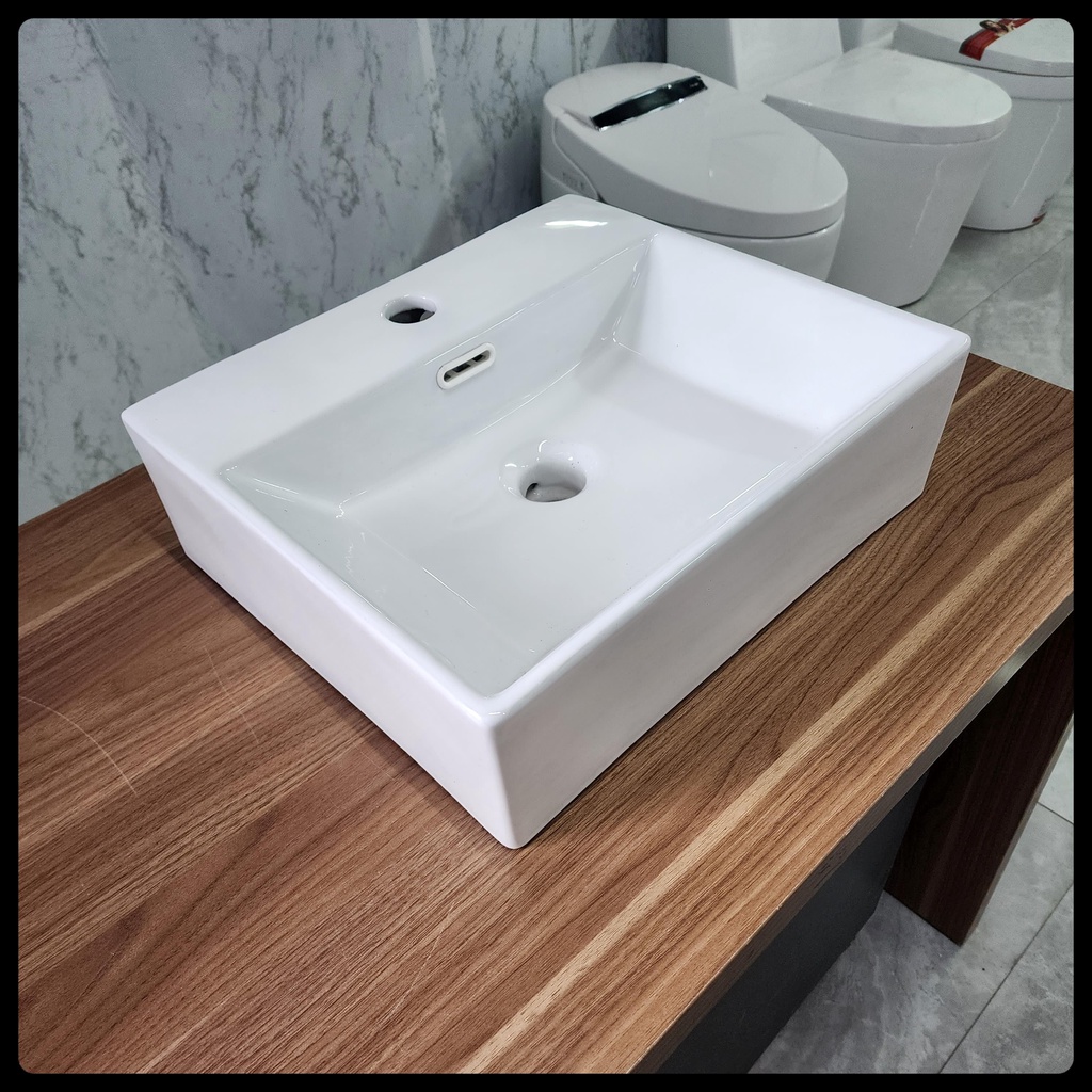 Lavabo - Chậu rửa mặt 2140 trắng KT42x36