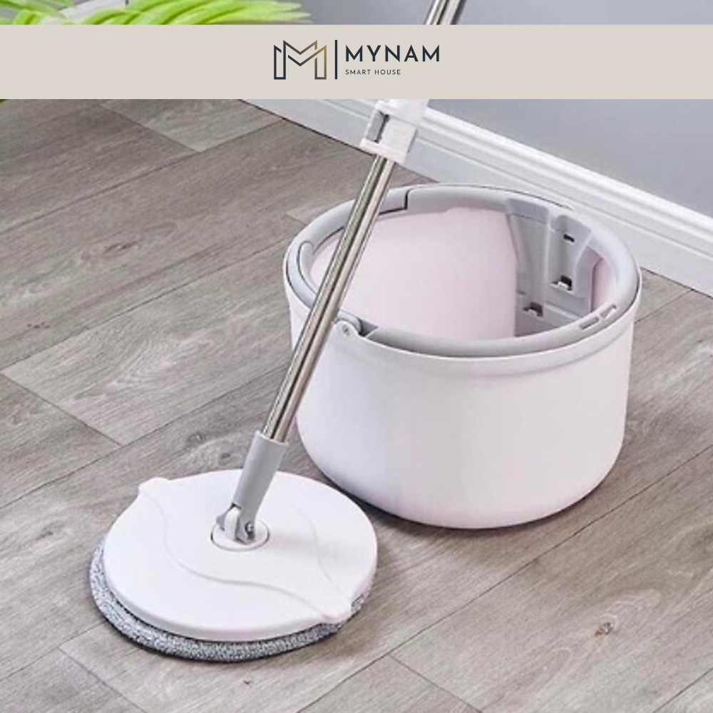 Cây lau nhà tự vắt thông minh MYNAM chổi lau nhà tách nước bẩn 360 độ bộ lau nhà cao cấp chính hãng