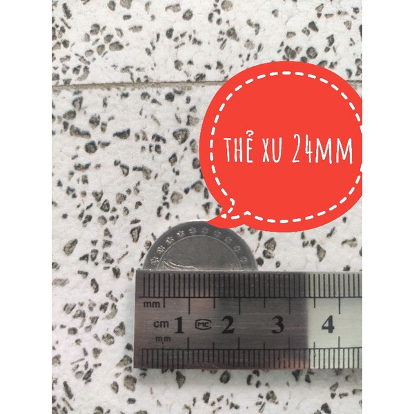 Xu thẻ game 24mm  qua sử dụng 95-99%