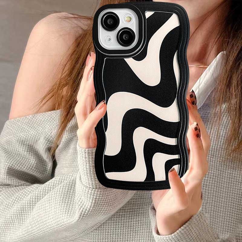 Ốp Điện Thoại TPU Gợn Sóng Cho iPhone 14 14 Pro MAX 11 Pro 11 Pro MAX 12 12 Pro 12 Pro MAX iPhone 13 Pro MAX X XR XS MAX 6 6S 7 8 Plus SE 2020 Ốp Điện Thoại DGX