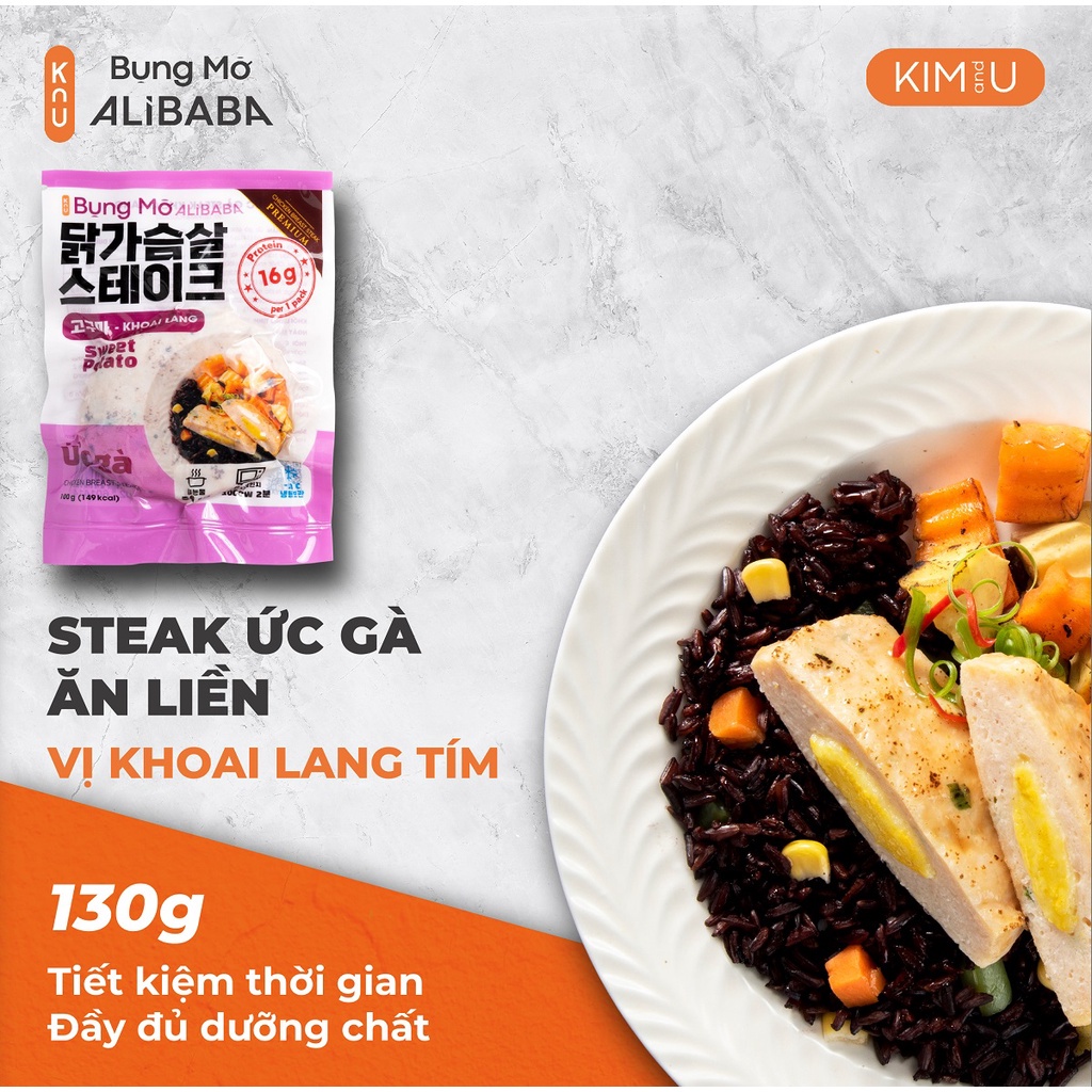 Ức Gà Steak Khoai Lang Hàn Quốc ăn liền healthy tăng cơ giảm mỡ