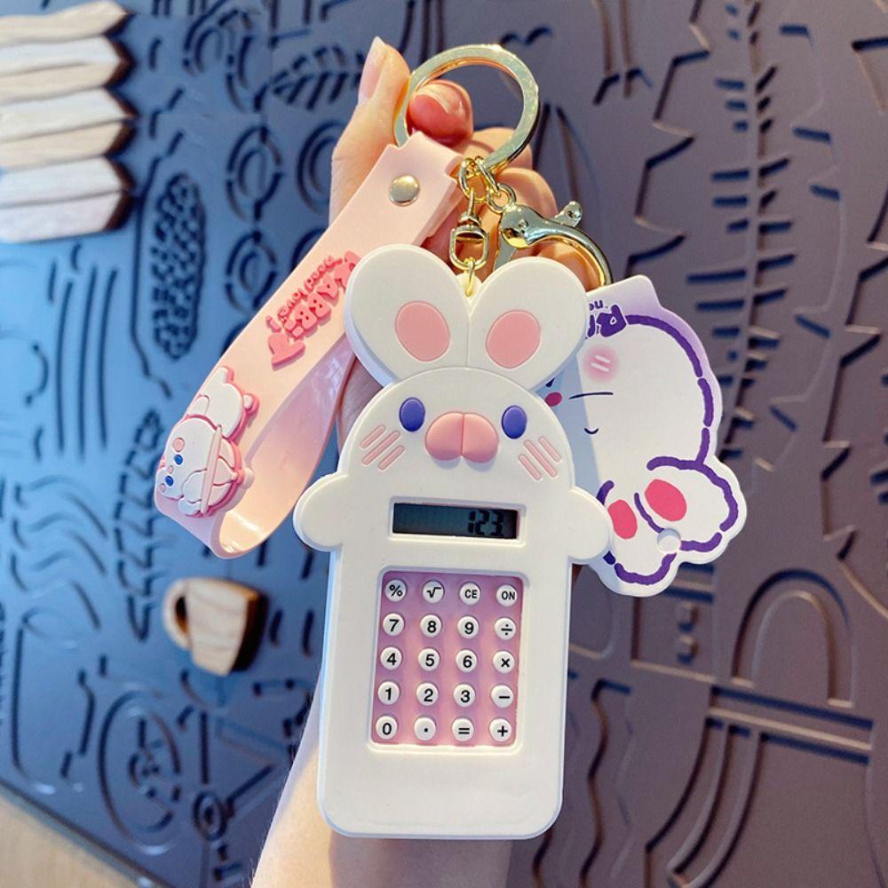 LLOYD Máy Tính Bỏ Túi Treo Chìa Khóa Xe Hơi Hình Heo Dễ Thương