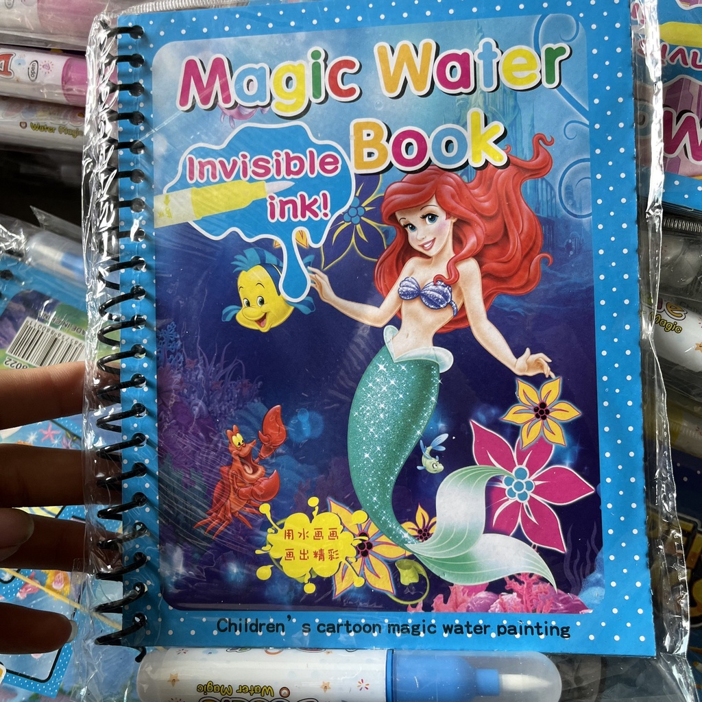 Tập Tô Màu Nước Ma Thuật Tranh Tự Xoá Sau Khô