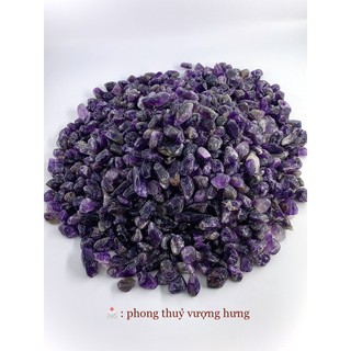 1KG đá vụn phong thuỷ nhà cửa, đá vụn thạch anh tím