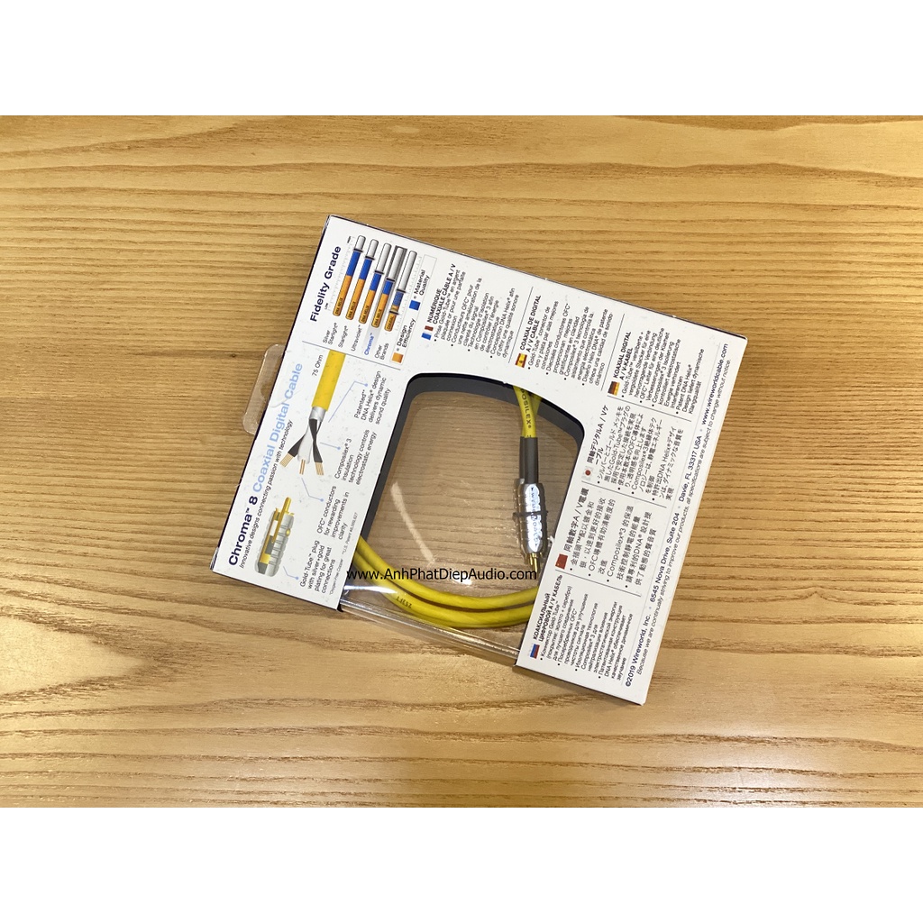 Dây tín hiệu WIREWORLD Chroma 8 Coaxial Digital Audio 1M