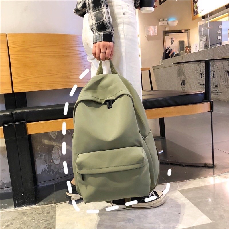 Balo Nam Nữ Thời Trang Hàn Quốc, Balo Ulzzang Basic Trơn cá tính