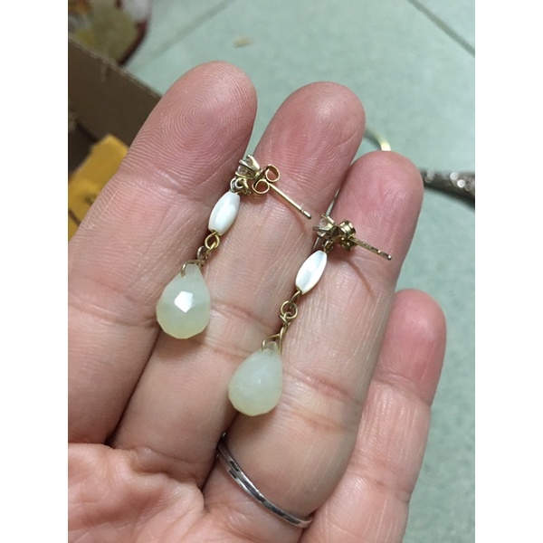 Hoa tai đính phối đá si tuyển Nhật