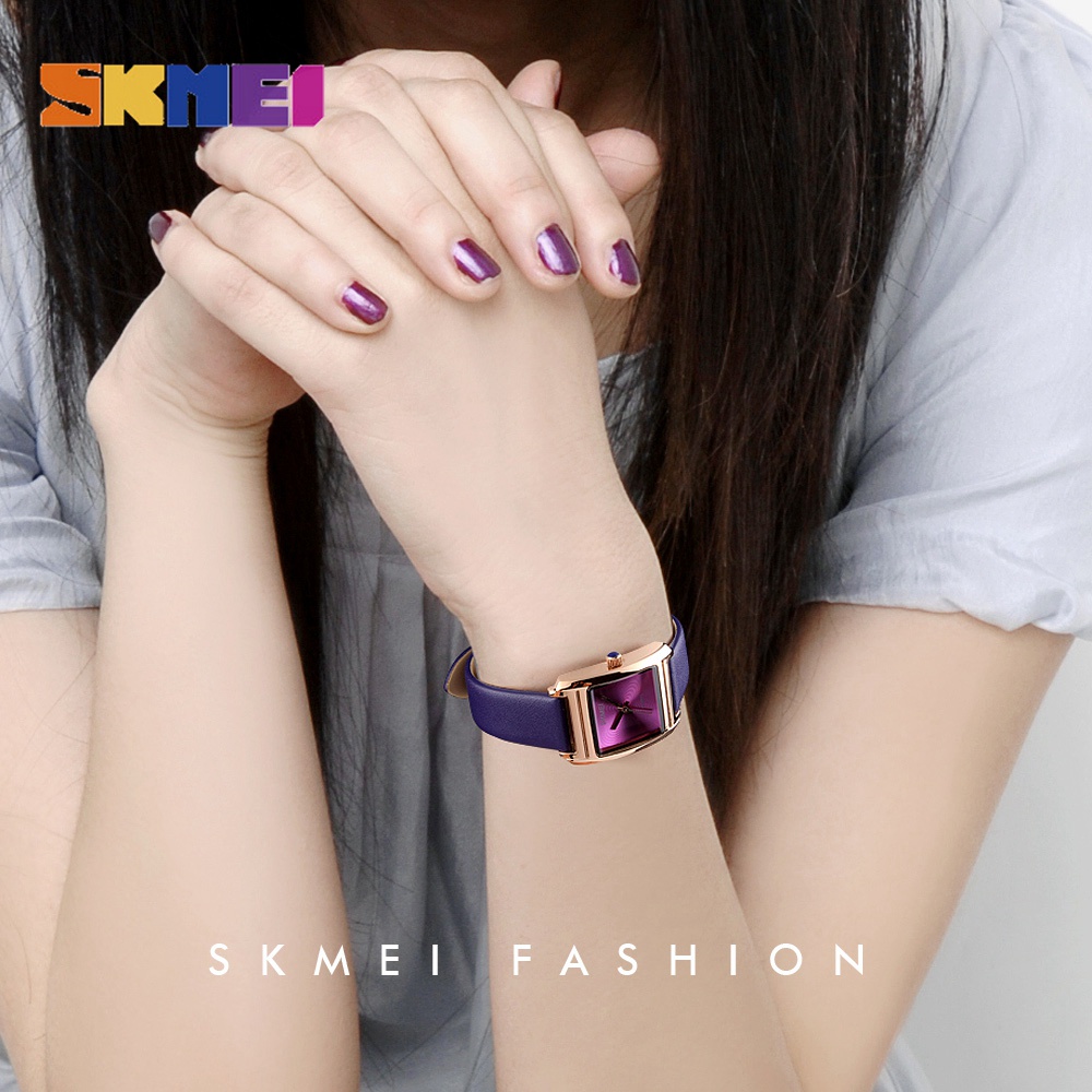 Đồng Hồ SKMEI Dây Da Sang Trọng Cho Nữ