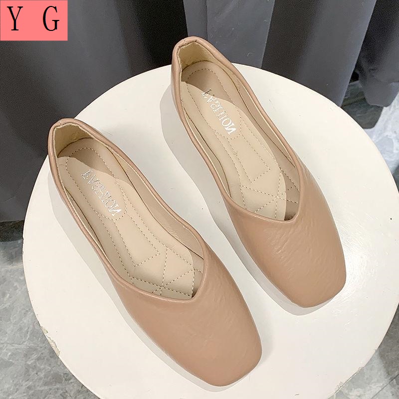 Giày Búp Bê Mũi Vuông Đế Mềm Chống Trượt Thời Trang Xuân Hè 2022 Cho Mẹ Bầu