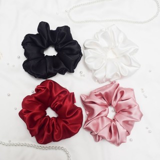 [ẢNH THẬT ĐỘC QUYỀN FILILO] Scrunchies Dây Buộc Tóc Vải Lụa Cao Cấp Size Lớn Nhỏ