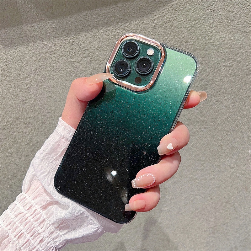Ốp Điện Thoại PC Cứng Chống Sốc Lấp Lánh Cho iPhone 14 pro max 14 plus 13 pro max 12 pro max 11 pro max 13 / 12 / 11