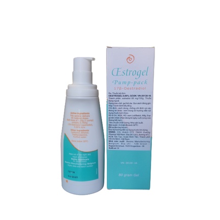 OESTROGEL 80g - Gel có thước đo liều bổ sung nội tiết tố nữ chinh hãng Besins
