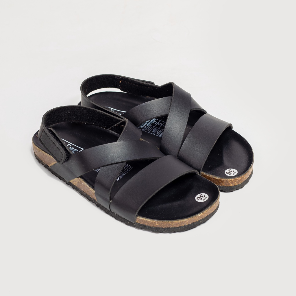 [Lót Chống Nước] PUK21 - Sandal Birken Đế Trấu BIOLINE Official Quai chữ Z Da PU cao cấp Unisex Nam nữ