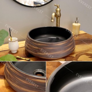 Chậu sứ Mỹ thuật /lavabo cổ điển/chậu rửa mặt EV-CĐ10