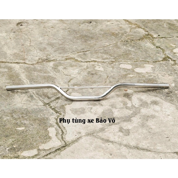 Ghi đông xe máy classic phong cách tracker, scrambler....inox304