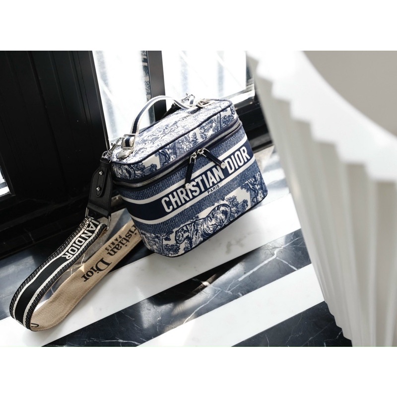 Túi Dior Vanity Blue Sp