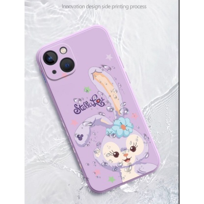 Ốp Điện Thoại Silicon Mềm Mặt Nhám Hình Stella Màu Tím / Đen Dễ Thương Cho IPhone 14 Pro Max Plus IP14 13 12 11 Pro Max 7 8